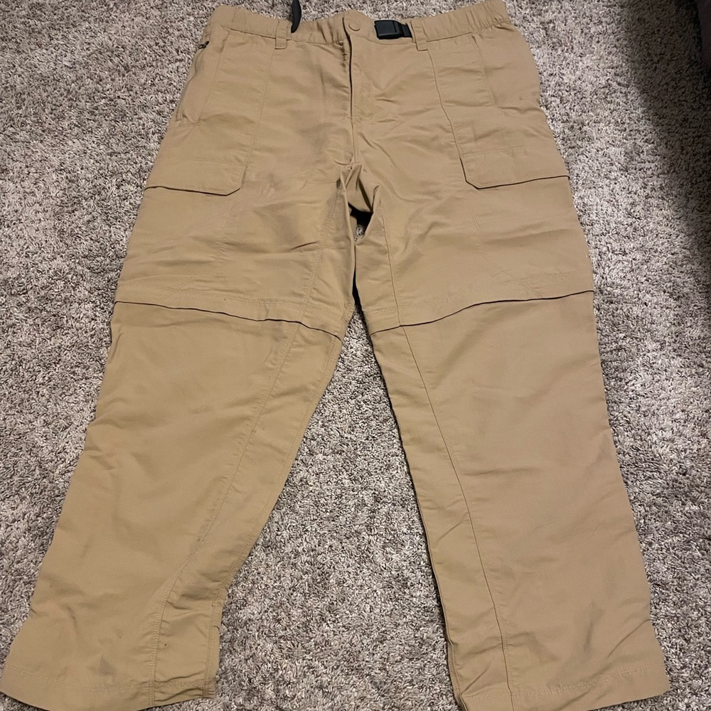 North face convertible zip pants